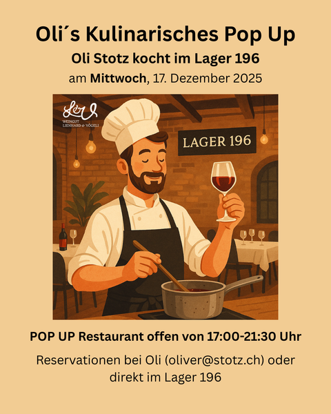 🔥 Oli’s Kulinarisches Pop Up, Das grosse Finale 2025